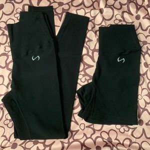 TLF gym shorts and leggings